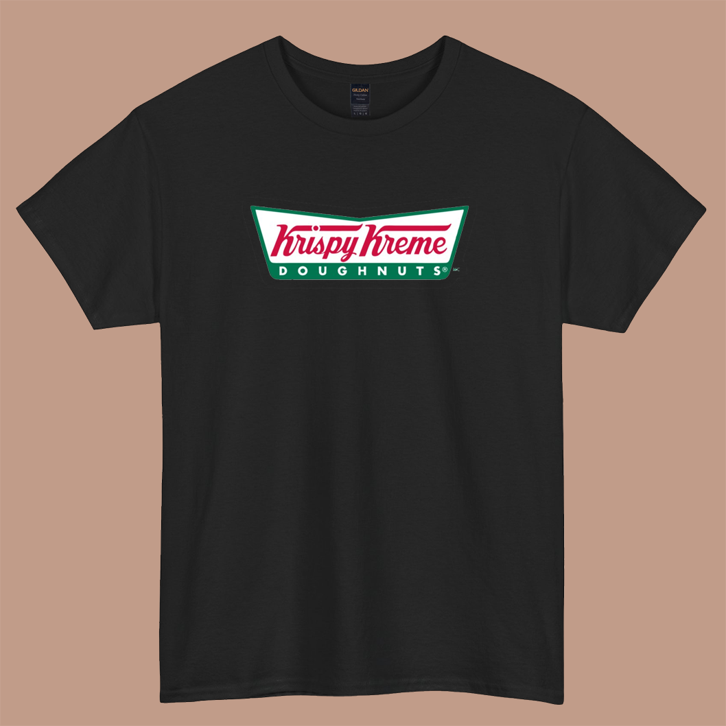 Krispy kreme logo short sleeve t shirt S-3XL- P
