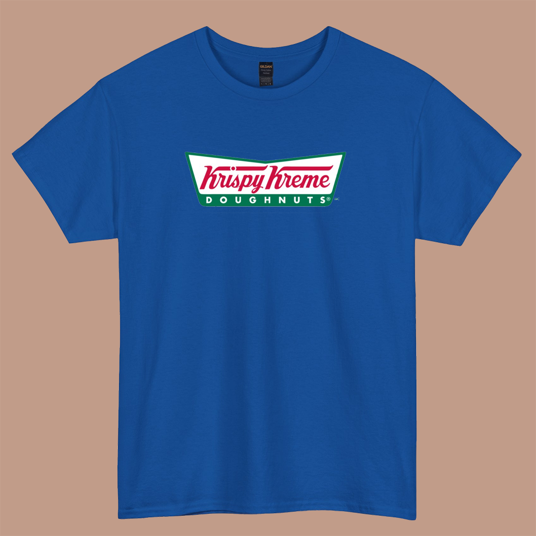 Krispy kreme logo short sleeve t shirt S-3XL- P