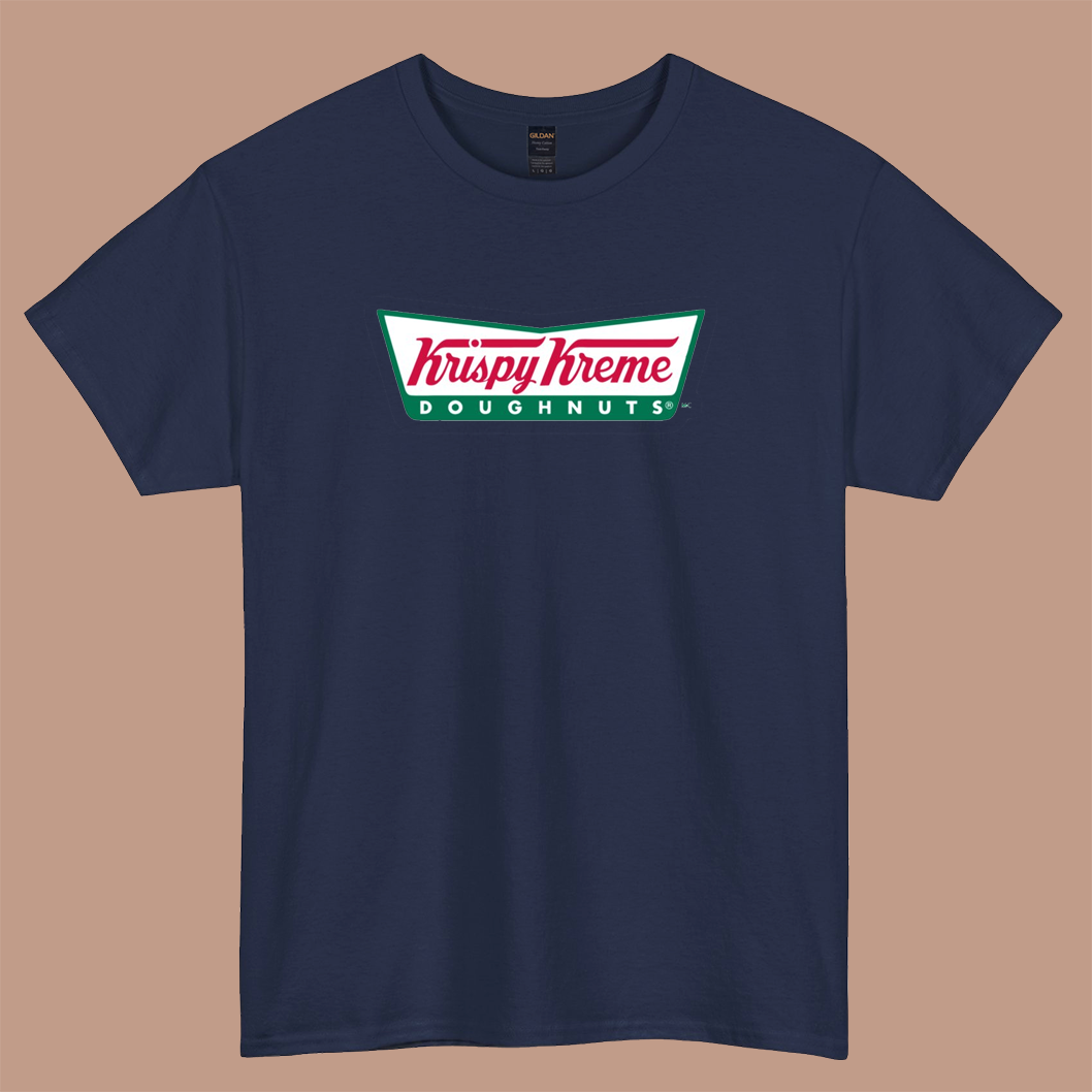 Krispy kreme logo short sleeve t shirt S-3XL- P