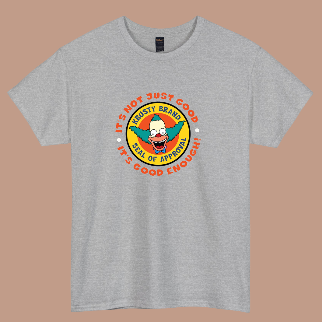 Krusty Seal of Approval LOGO SHORT SLEEVE T SHIRT S-3XL-P