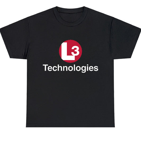 L3 Technologies Logo Men's Unisex T Shirt Size S to 3XL