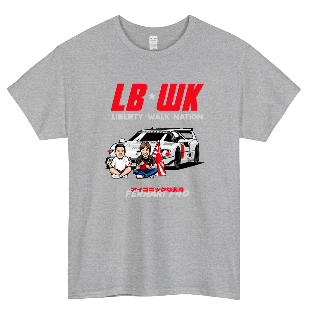 LB WK 40 Logo Mens Unisex Short Sleeve T-Shirt Size S-3XL - P
