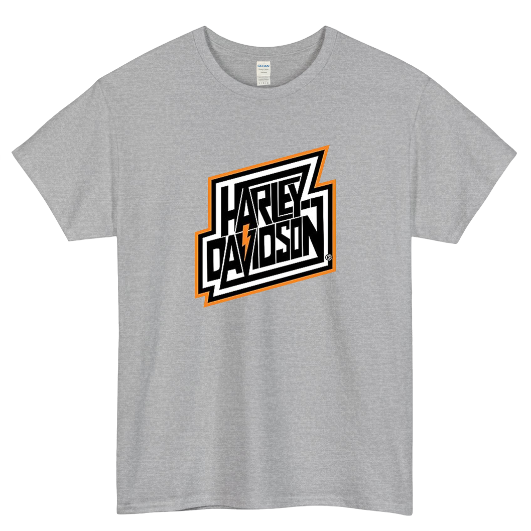 LIGHTING DECAL HARLEY DAVIDSON Logo Mens Unisex Short Sleeve T-Shirt Size S-3XL - P