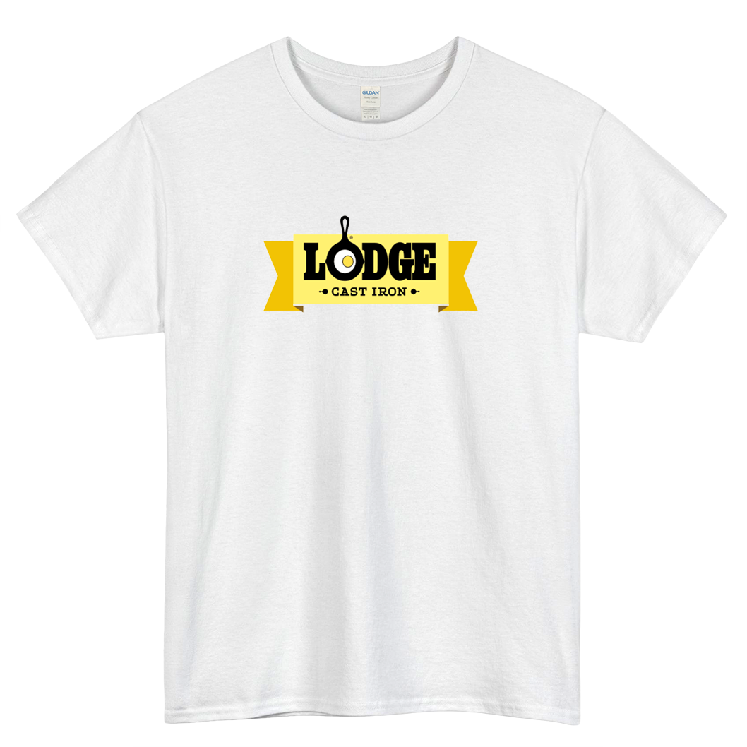 LODGE CAST IRON COOKING LOGO SHORT SLEEVE T SHIRT -P