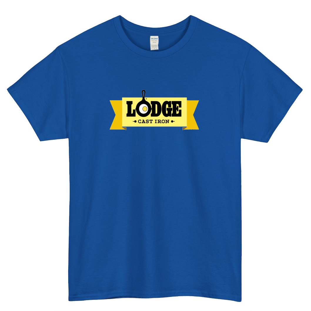 LODGE CAST IRON COOKING LOGO SHORT SLEEVE T SHIRT -P