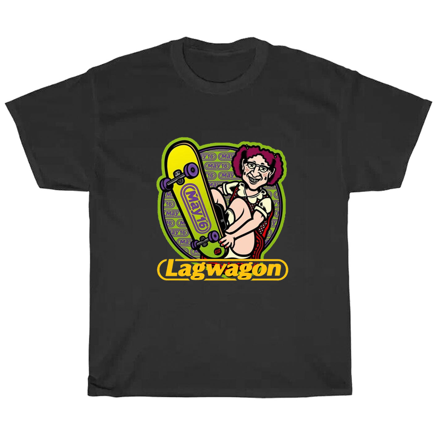 Lagwagon Wall And Art Logo Men's Unisex T Shirt Size S to 3XL