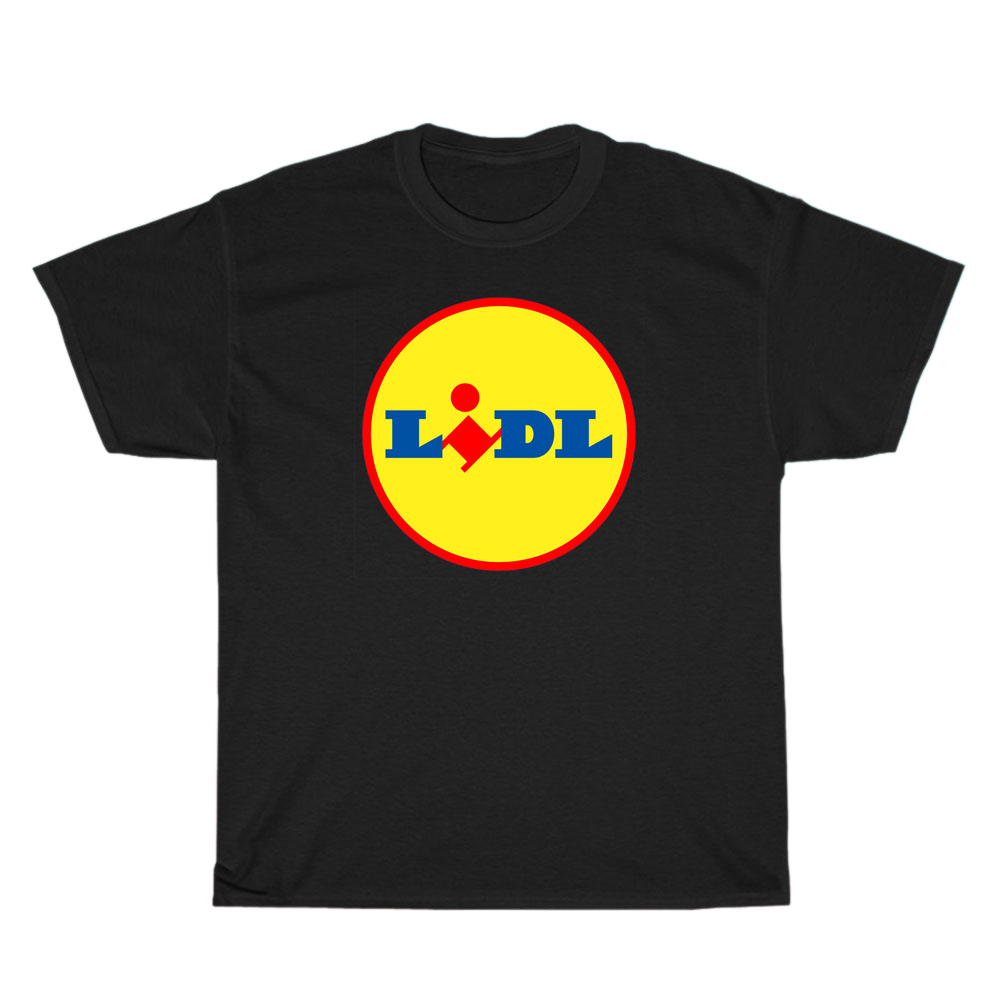 LiDL Grocery Market Logo Men's Unisex T Shirt Size S to 3XL