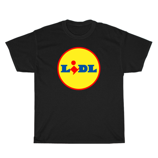 LiDL Grocery Market Logo Men's Unisex T Shirt Size S to 3XL