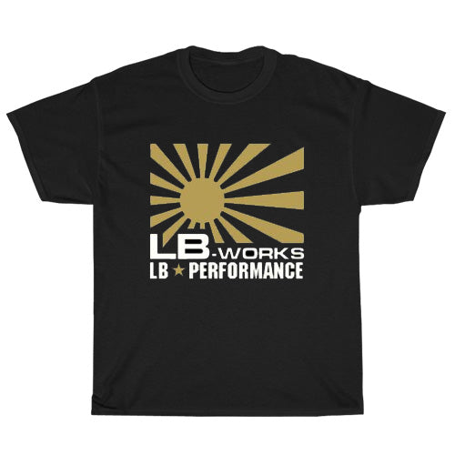 Liberty Walk Logo With Japanese logo Mens Unisex Short Sleeve Black T-Shirt Size S-3XL