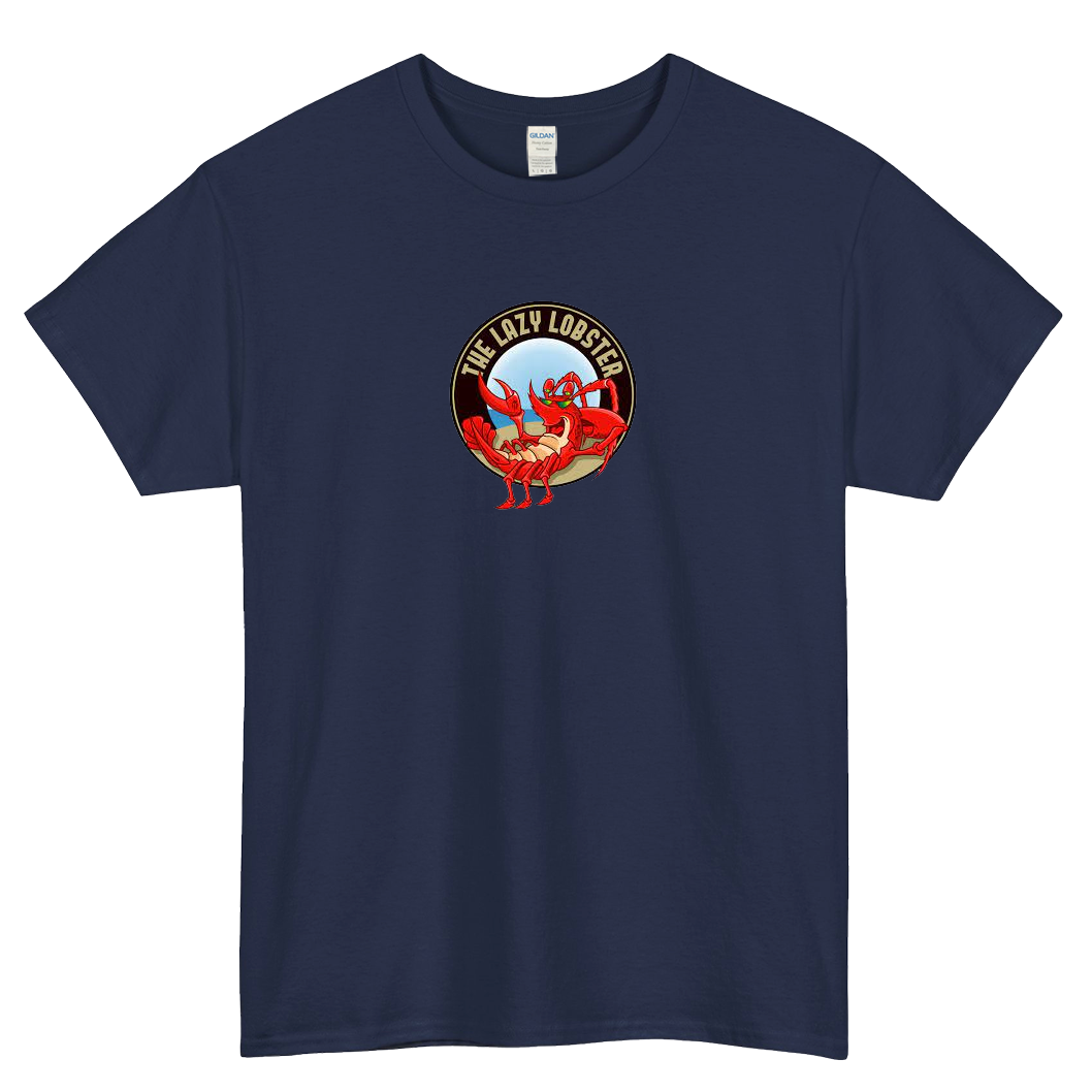 Lobster Seafood Reastaurant logo SHORT SLEEVE T SHIRT -P