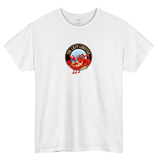 Lobster Seafood Reastaurant logo SHORT SLEEVE T SHIRT -P