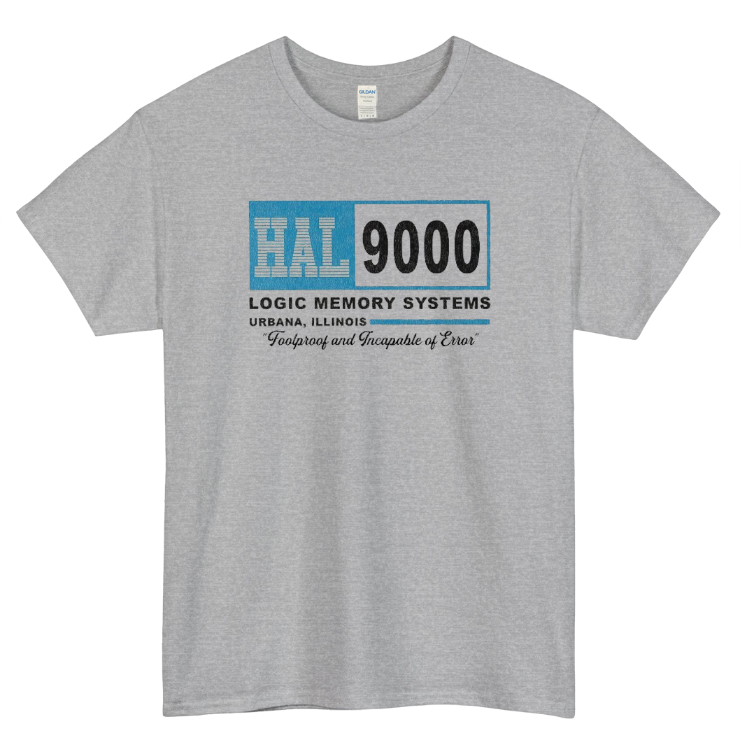 Logic Memory Systems 9000 Worn Logo Mens Unisex Short Sleeve T-Shirt Size S-3XL - P