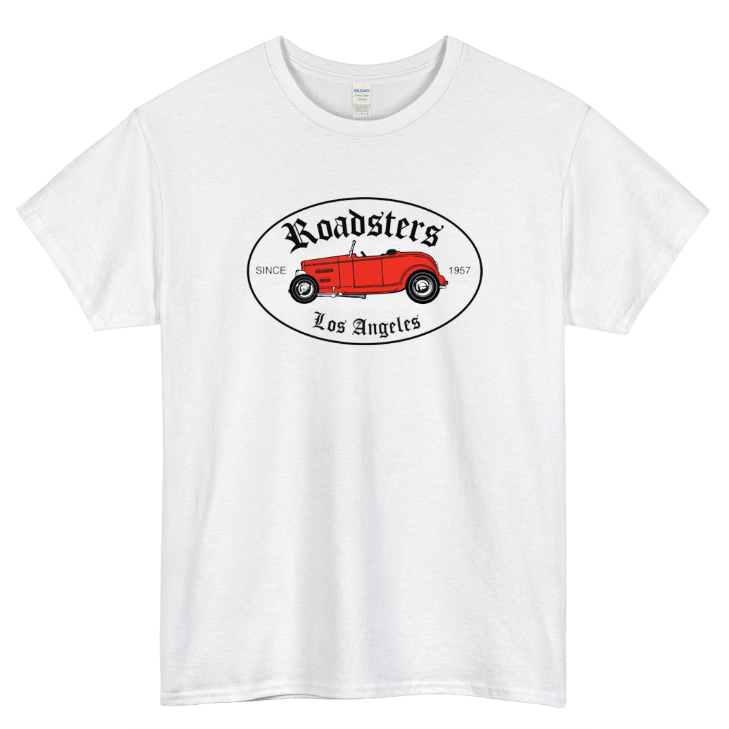Los Angeles Roadsters logo Short Sleeve T-Shirt Size S-3XL - P