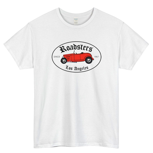 Los Angeles Roadsters logo Short Sleeve T-Shirt Size S-3XL - P