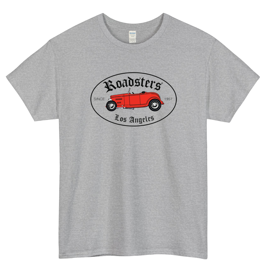 Los Angeles Roadsters logo Short Sleeve T-Shirt Size S-3XL - P