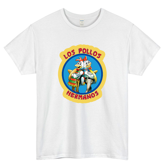 Los Pollos Hermanos logo Short Sleeve T-Shirt Size S-3XL - P