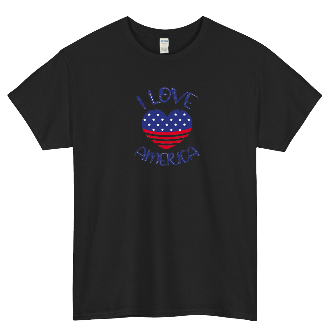 Love America logo short SLEEVE T SHIRT -P