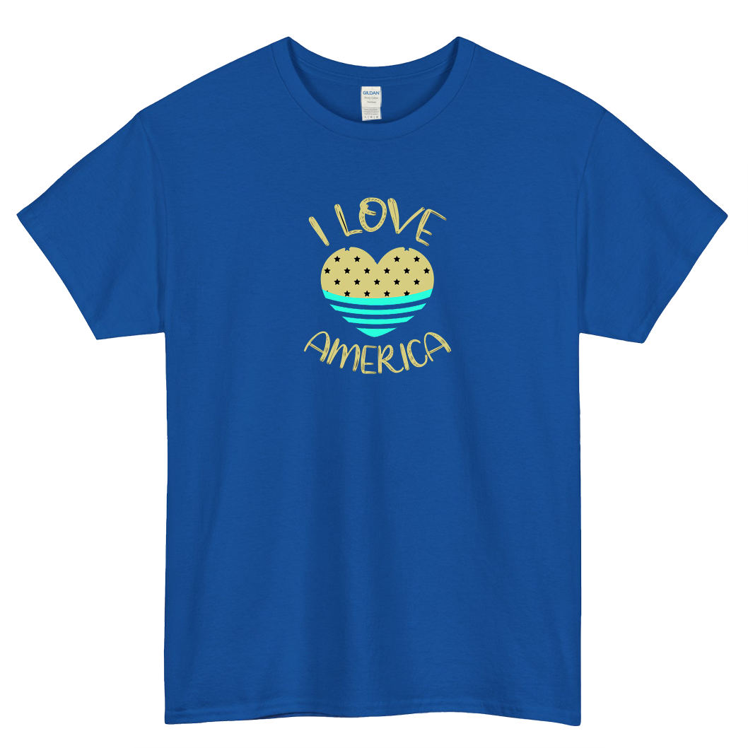 Love America logo short SLEEVE T SHIRT -P