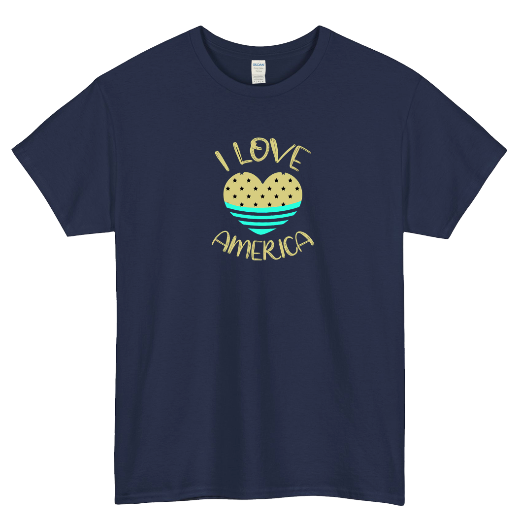 Love America logo short SLEEVE T SHIRT -P