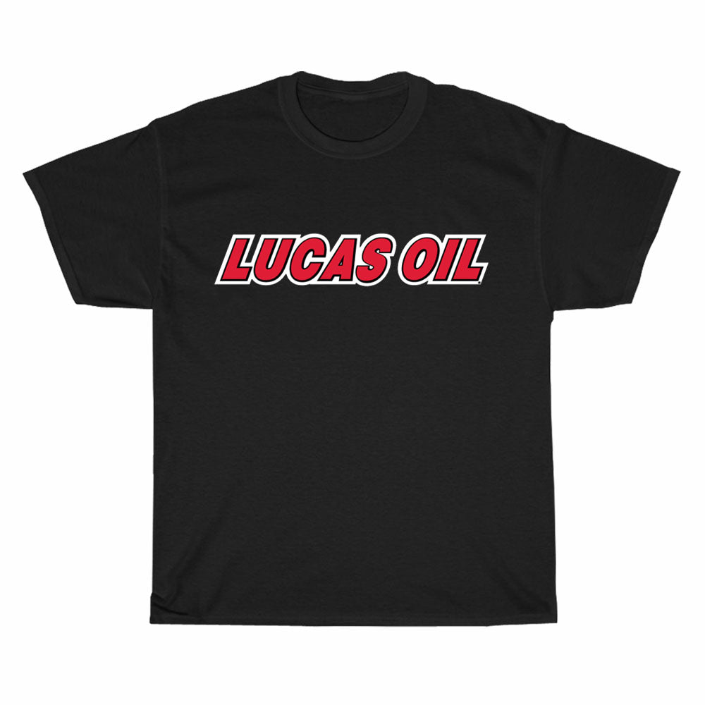 Lucas Oil logo Men's Unisex T Shirt Size S to 3XL