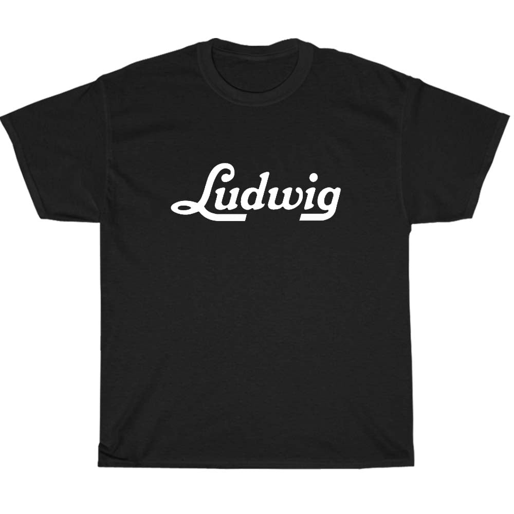 Ludwig Drums logo Men's Unisex T Shirt Size S to 3XL