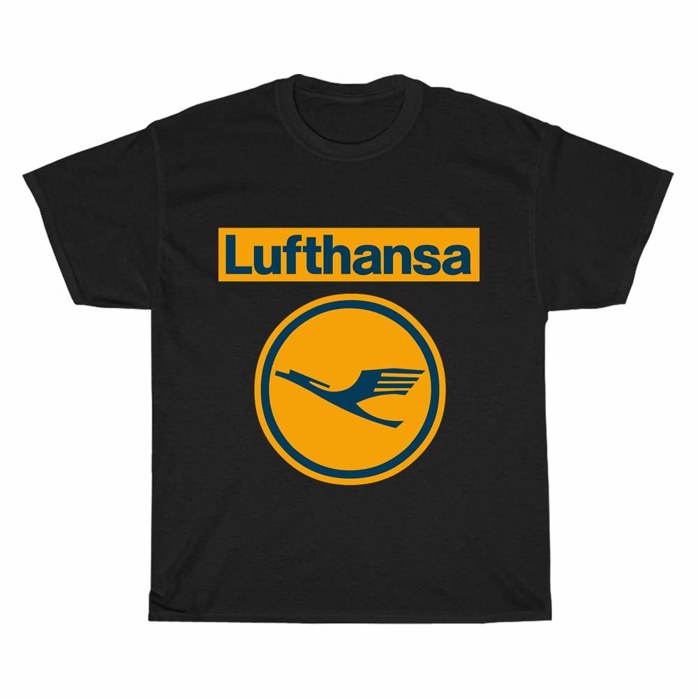 Lufthansa Air Airlines Airways logo Men's Unisex T Shirt Size S to 3XL