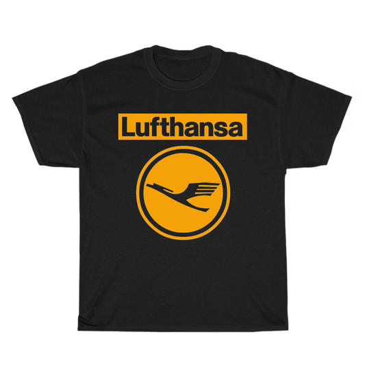 Lufthansa Logo Men's Unisex T Shirt Size S to 3XL