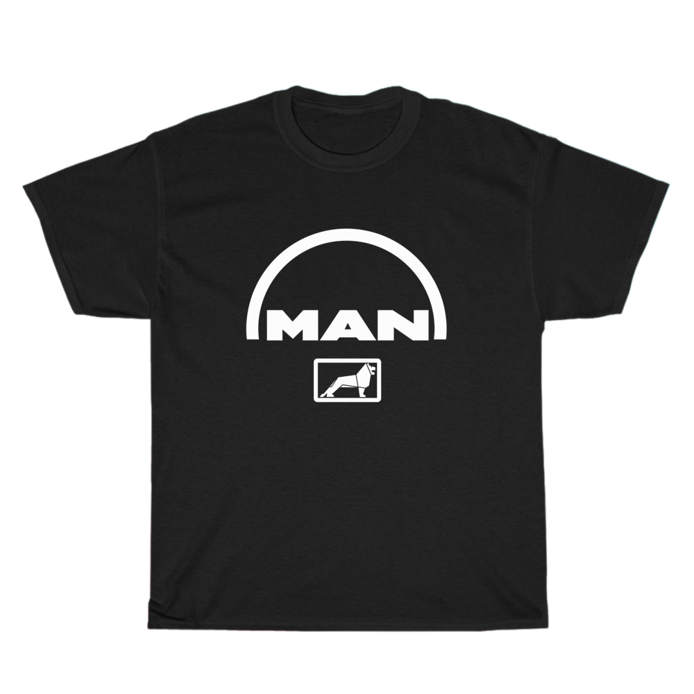 MAN Trucks Logo Men's Unisex T Shirt Size S to 3XL