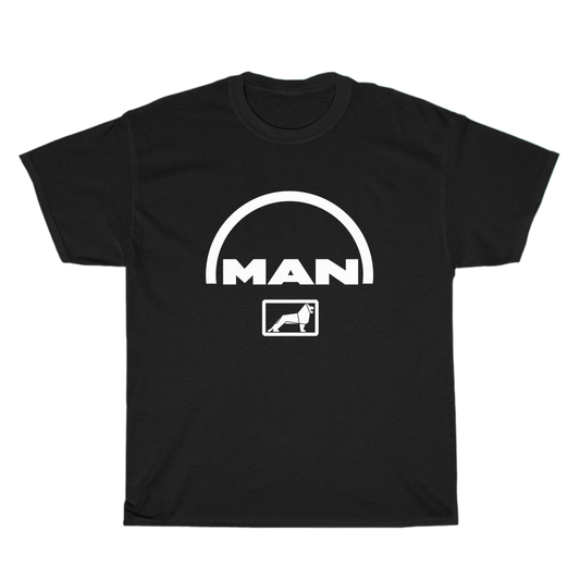 MAN Trucks Logo Men's Unisex T Shirt Size S to 3XL