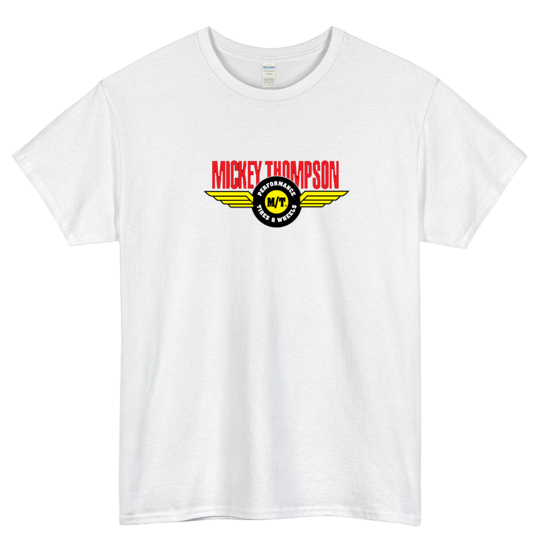 MICKEY THOMPSON TIRES LOGO SHORT SLEEVE T SHIRT -P