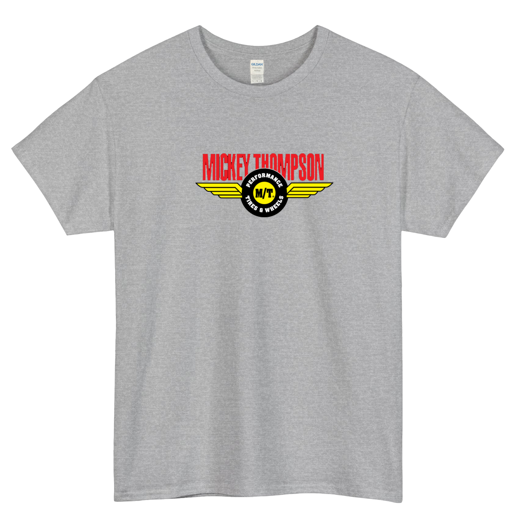 MICKEY THOMPSON TIRES LOGO SHORT SLEEVE T SHIRT -P