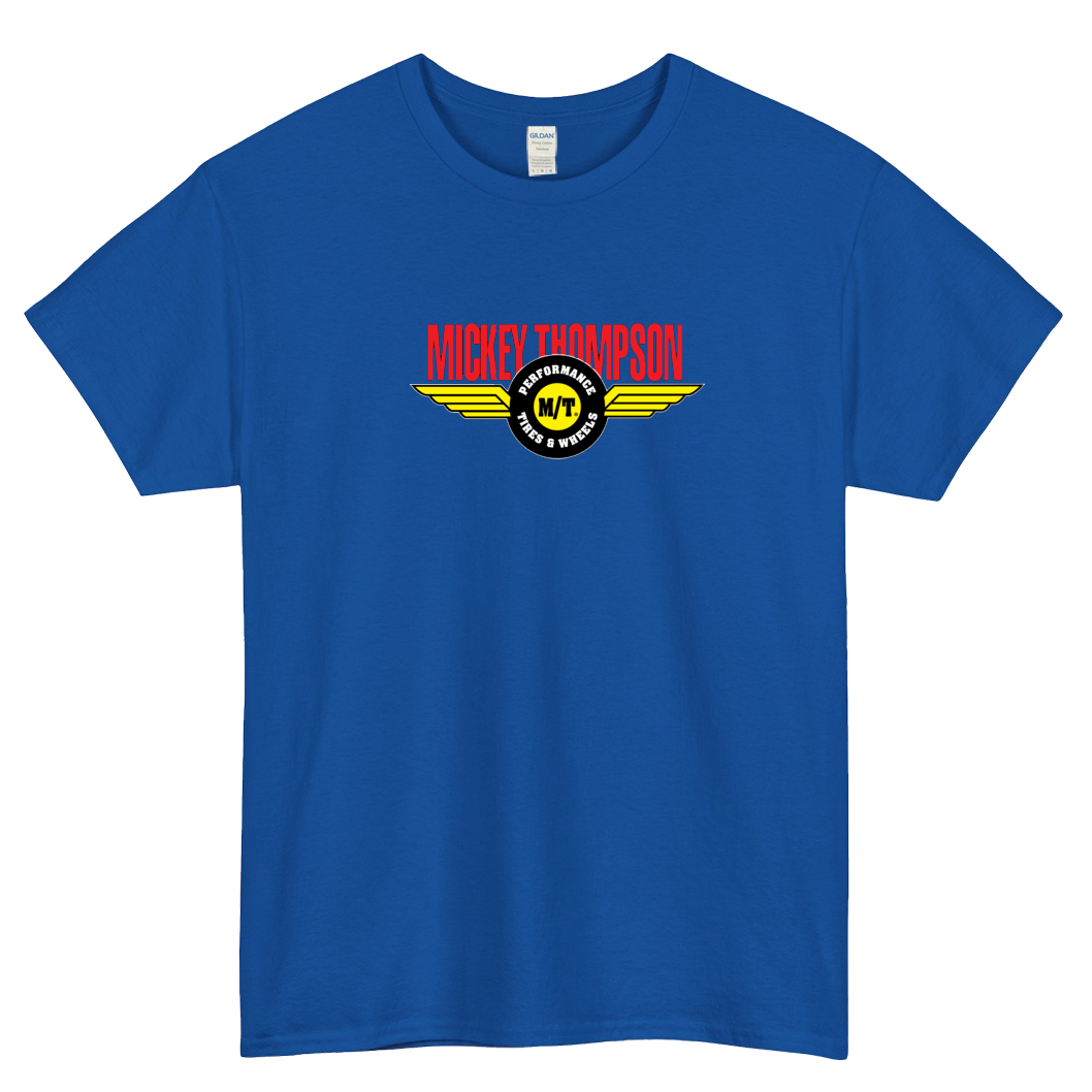 MICKEY THOMPSON TIRES LOGO SHORT SLEEVE T SHIRT -P