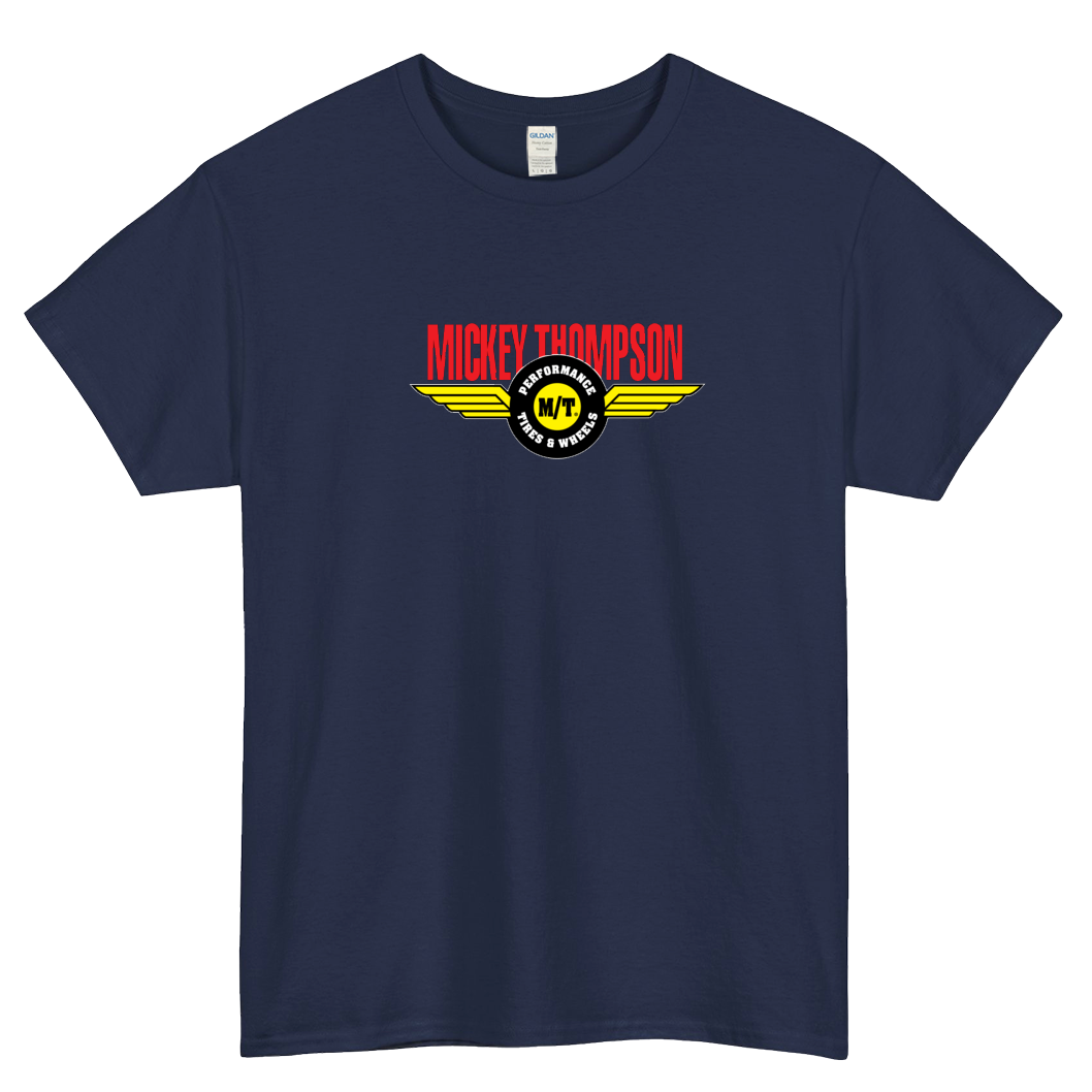 MICKEY THOMPSON TIRES LOGO SHORT SLEEVE T SHIRT -P