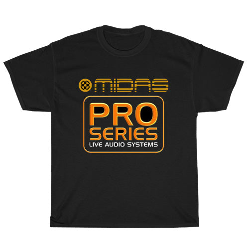 MIDAS PROFESIONAL AUDIO LOGO Men's Unisex T Shirt Size S to 3XL