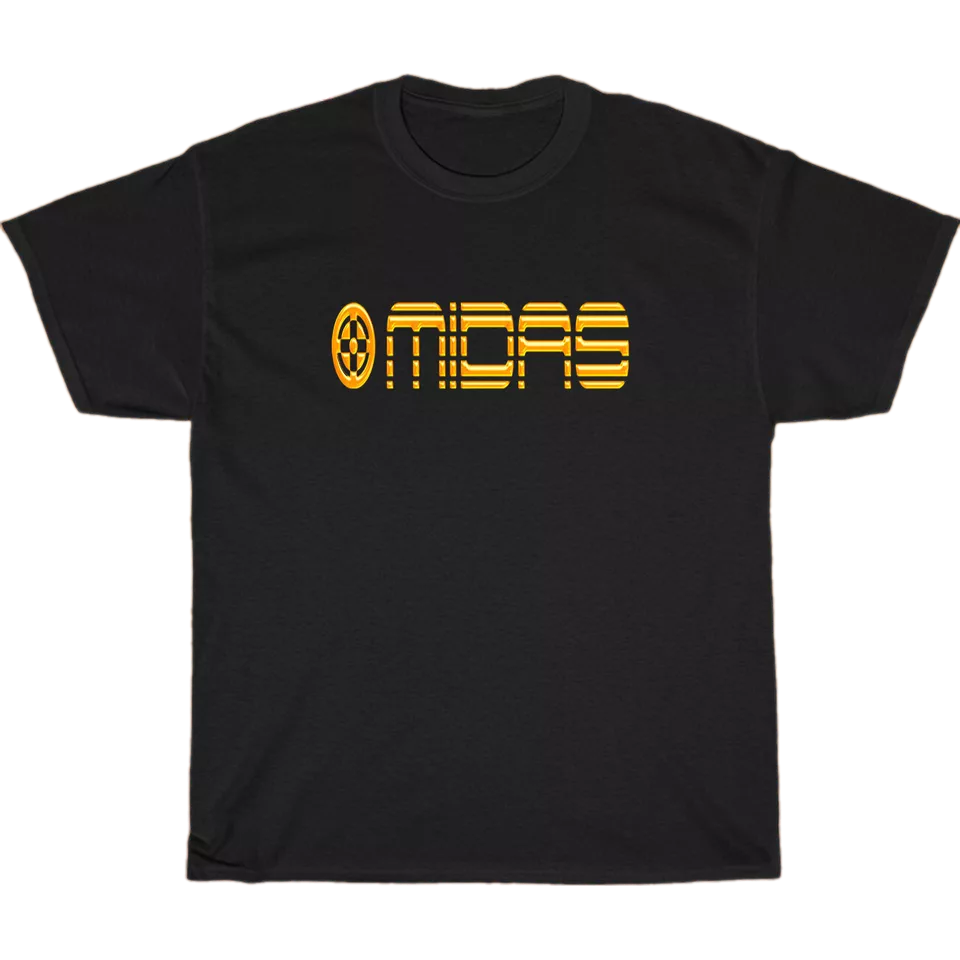 MIDAS PROFESIONAL AUDIO LOGO Men's Unisex T Shirt Size S to 3XL