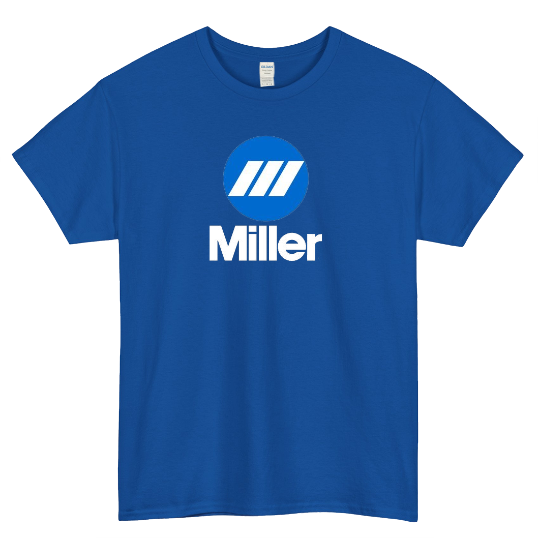 MILLER ELECTRIC BLUE LOGO SHORT SLEEVE T SHIRT -P