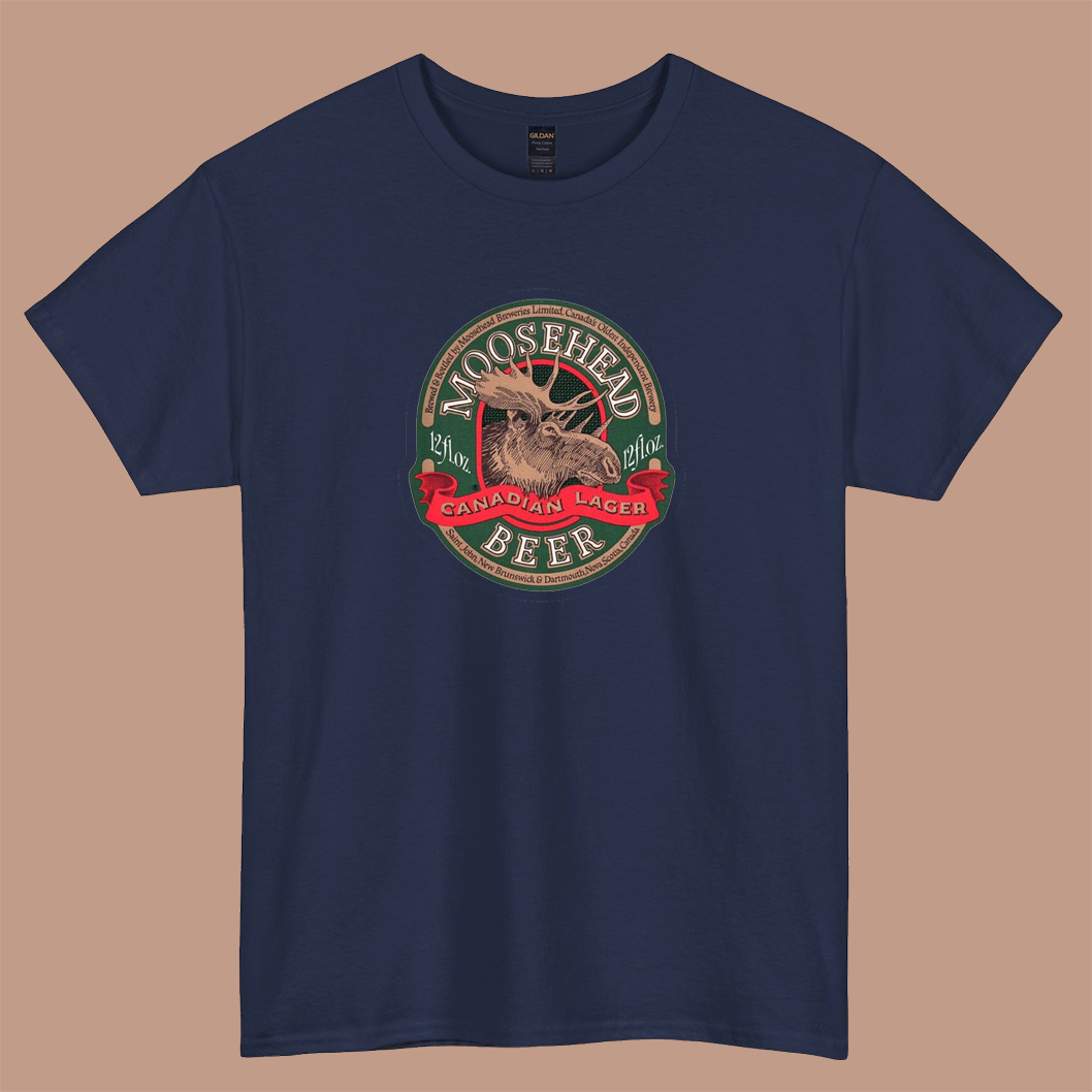 MOOSEHEAD Canadian Logo short sleeve t shirt S-3XL- P