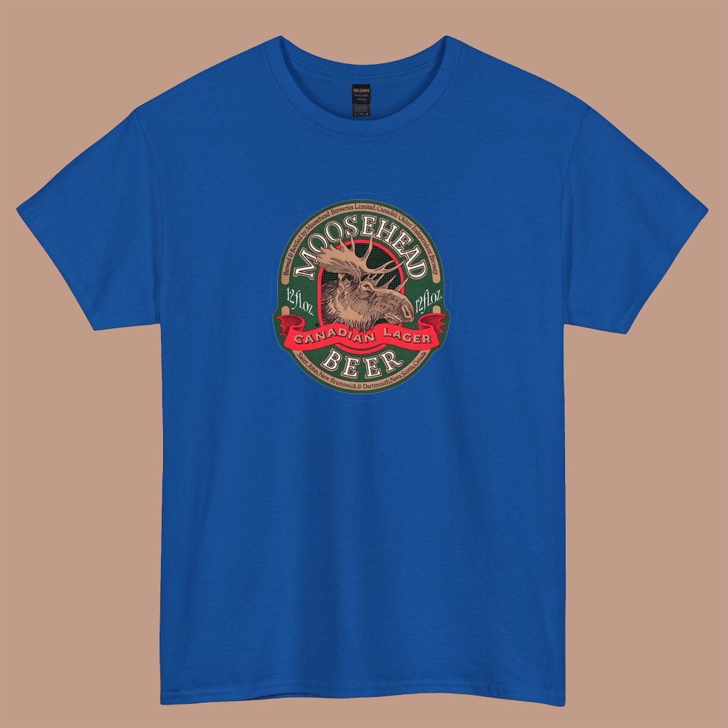 MOOSEHEAD Canadian Logo short sleeve t shirt S-3XL- P