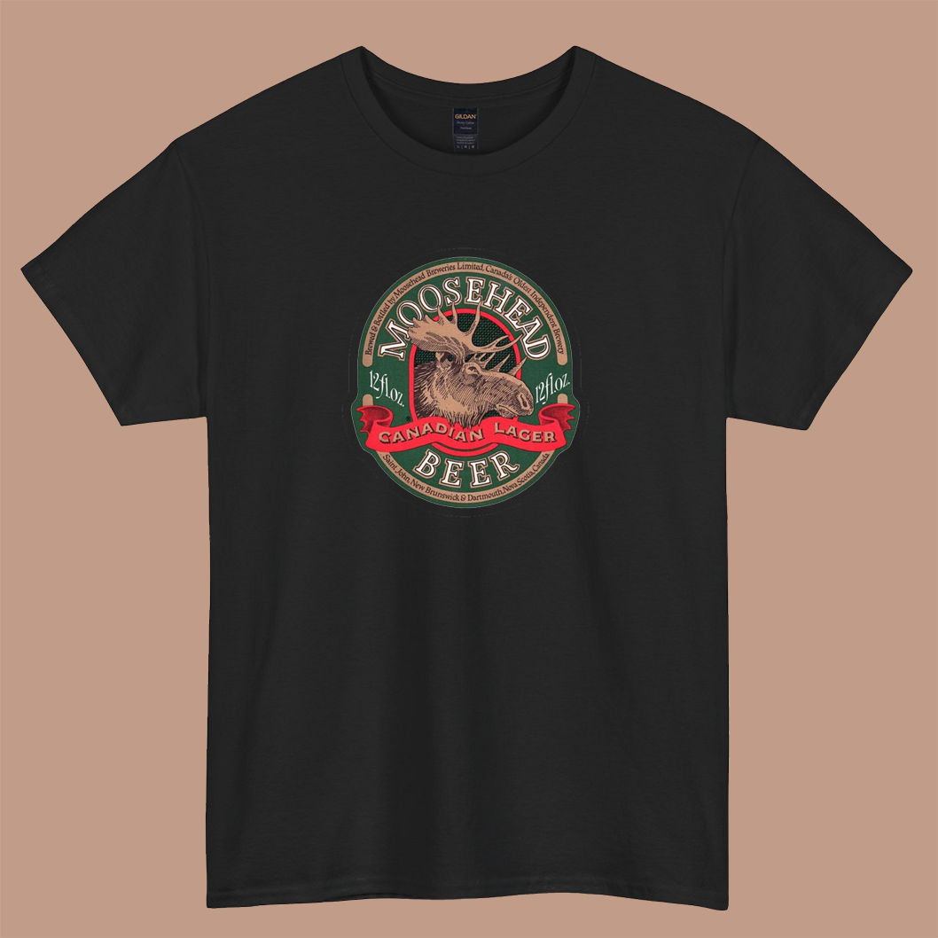 MOOSEHEAD Canadian Logo short sleeve t shirt S-3XL- P