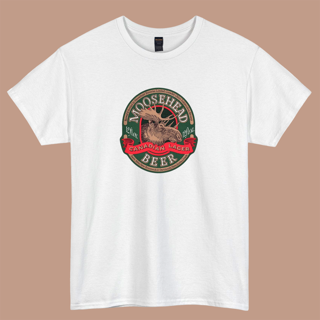 MOOSEHEAD Canadian Logo short sleeve t shirt S-3XL- P