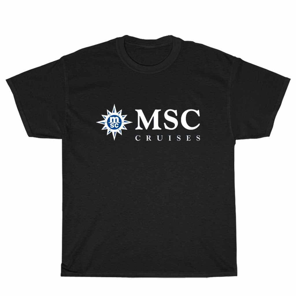 MSC Cruises Logo Men's Unisex T Shirt Size S to 3XL