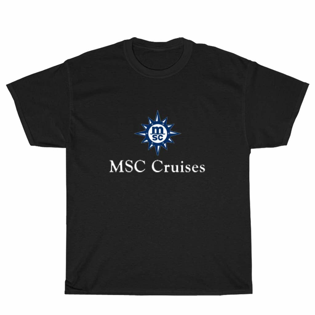 MSC Cruises Logo Men's Unisex T Shirt Size S to 3XL