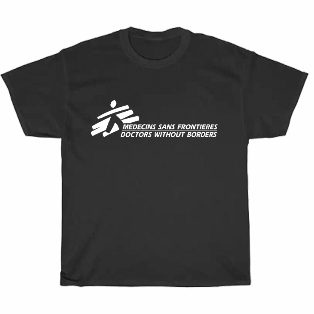MSF Medecins Sans Frontieres Logo Men's Unisex T Shirt Size S to 3XL