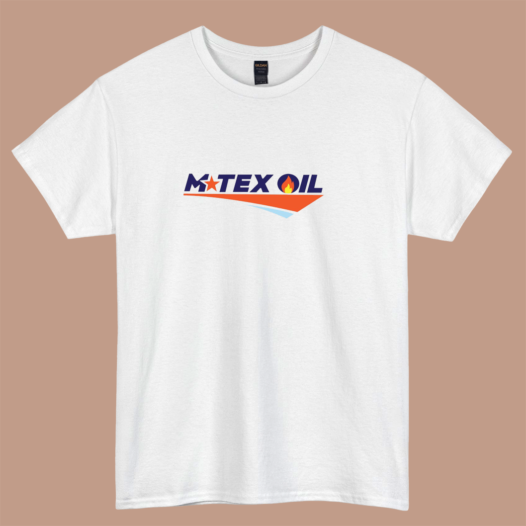 M TEX OIL LOGO short sleeve t shirt size S-3XL -P