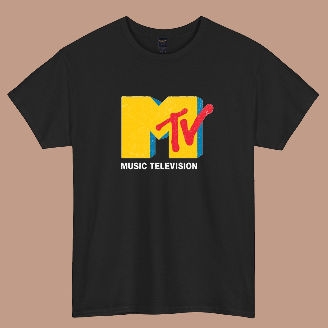 MTV 1 Logo short sleeve t shirt S-3XL- P