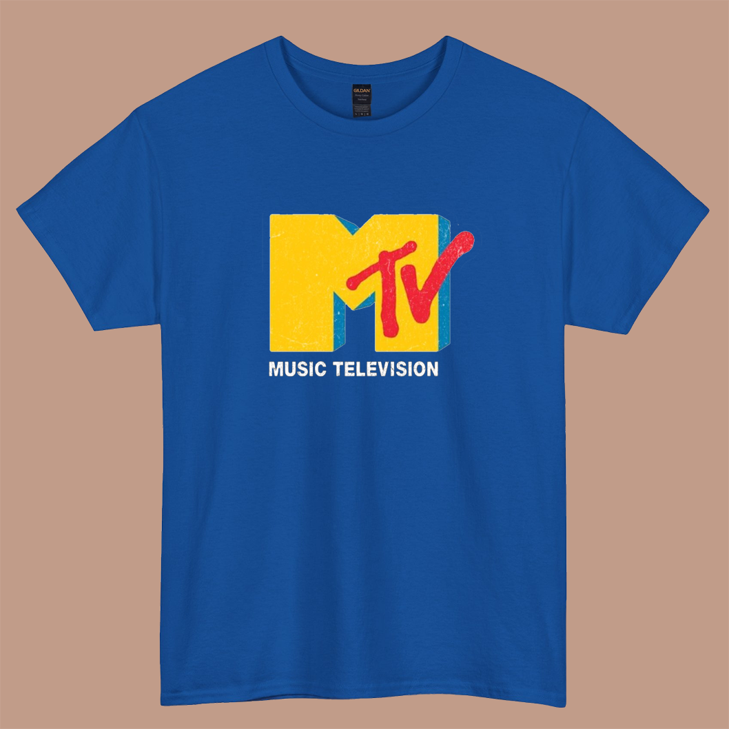 MTV 1 Logo short sleeve t shirt S-3XL- P