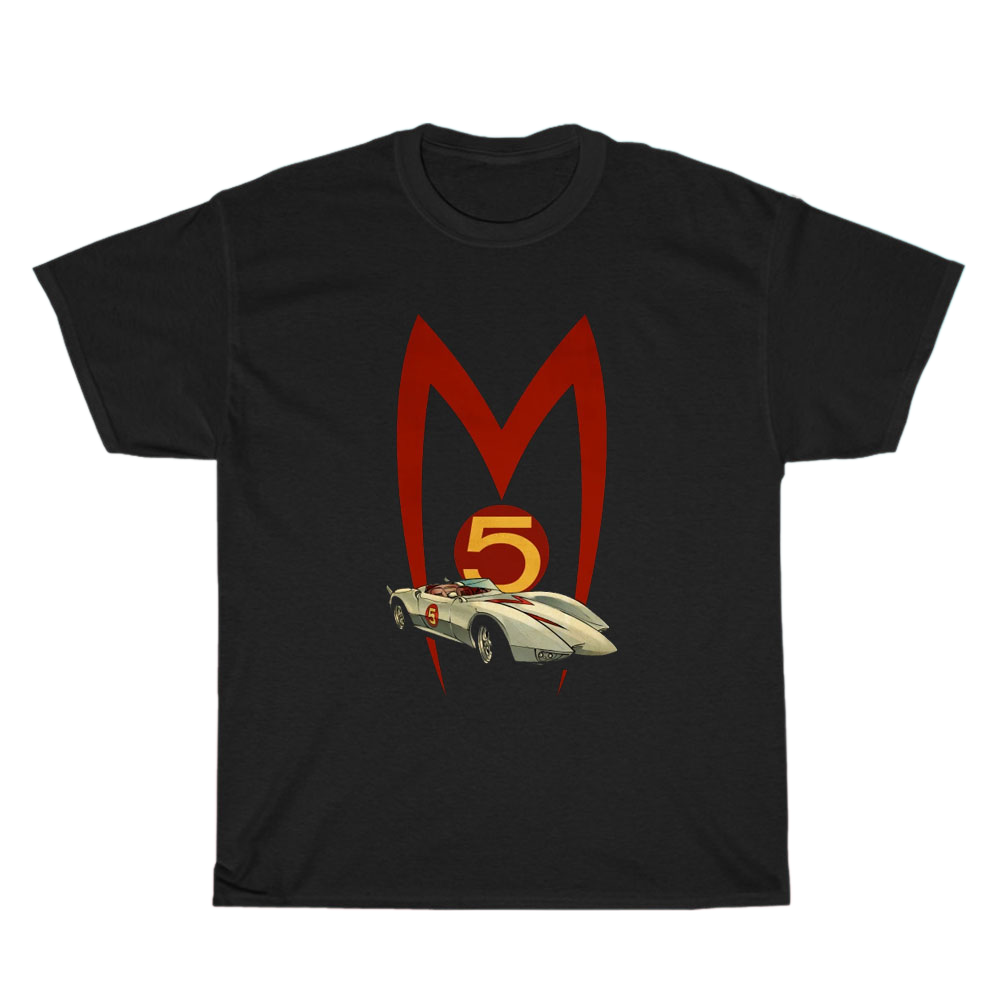 Mach 5 Speed Racer Logo Men's Unisex T Shirt Size S to 3XL