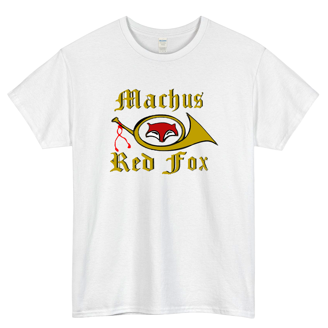 Machus Red Fox Logo Mens Unisex Short Sleeve T-Shirt Size S-3XL - P