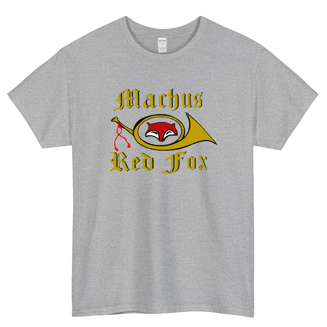 Machus Red Fox Logo Mens Unisex Short Sleeve T-Shirt Size S-3XL - P