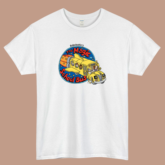 Magic School Bus Logo Mens Unisex Short Sleeve T-Shirt Size S-3XL - P